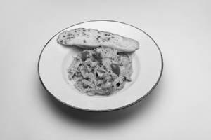 Veg Fettuccine Pesto Crema