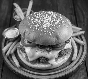 Alu Tikki Burger Pizza                       