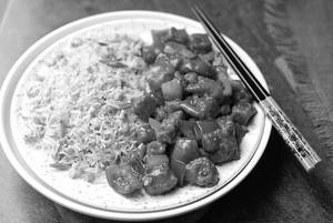 Egg Rice Chicken Manchurian Bowl Pocket Friendly [ 3 piece chicken ]