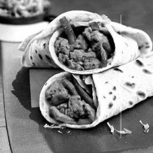 Chicken Keema Wrap .
