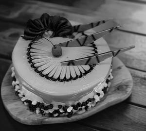 Blueberry pastry cake