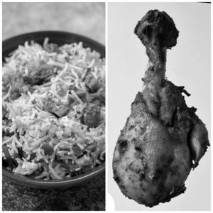 Chicken Fried Rice Full+ Chicken Leg