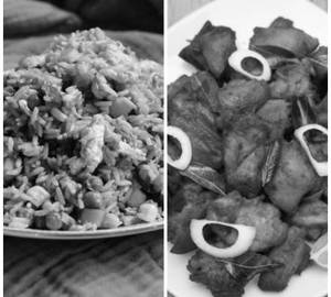 Egg Rice+Chicken 65