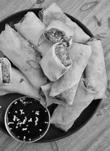 Nepali paneer spring roll