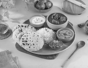 Masala Chicken - Feast Thali