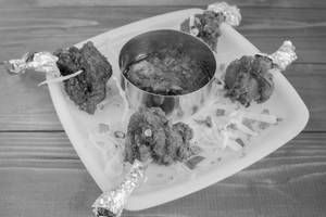 chicken lollipop half