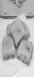 Coconut Kesar Barfi