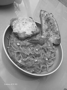 Cottage Cheese Parma With Spaghetti (j)