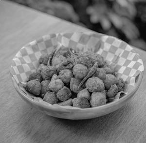 Baby Potato Podi (Vegan).