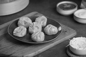 Veg Cheese Steamed Momos
