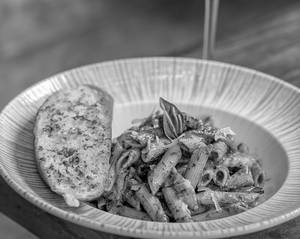 Basil Pesto Pasta.