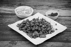 Mushroom Manchurian (dry)
