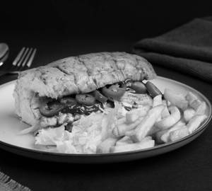 Korean Barbeque Mushroom Sandwich
