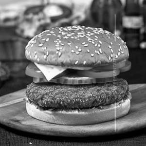 Veg barbeque ed burger
