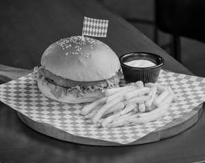 Cajun Fried Chicken Burger.