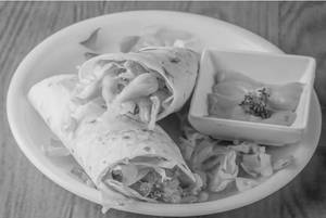 Panner Tikka Wrap