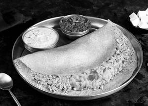 Millet Paneer Masala Dosa