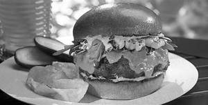 Corn cheese burger
