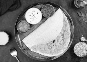Ghee Podi Masala Dosa