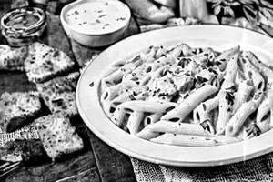 Chicken Penne Pasta In White Sauce