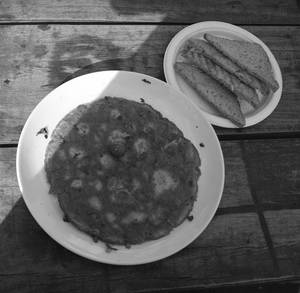 Masal Omelette Indian Style