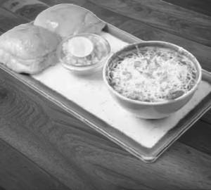 Cheese pav Bhaji