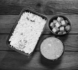 Coconut Milk Pulao With Home-Style Paneer Curry  [Regular]