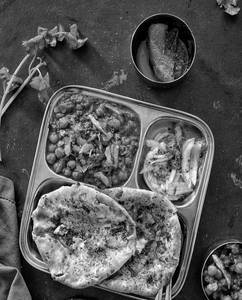 Amritsari Chole Kulcha With Masala Chaach