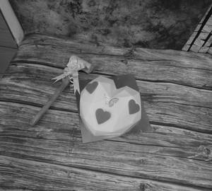 Butterscotch Heart Shape Pinata Cake