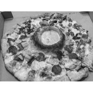 Veggie Volcano Pizza