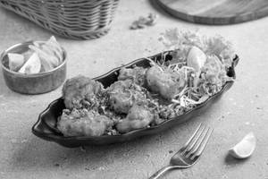 Golden Fried Prawns