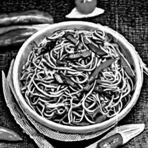 Veg chilly garlic noodles
