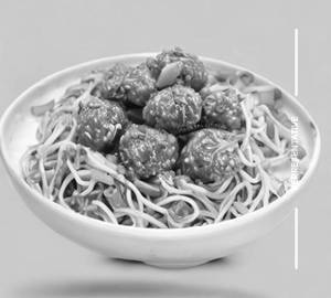 Egg Manchurian Noodles