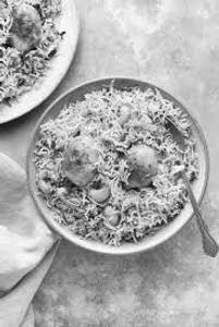 Egg chilli biryani