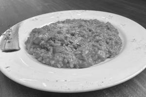 Risotto Pomodoro With Zucchini And Peppers  