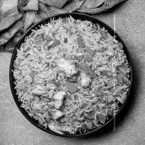 Schezwan chicken fried rice