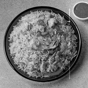 Chicken schezwan fried rice