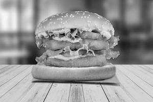 OB Double Patty Burger