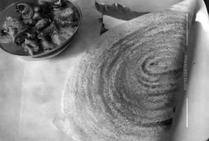 Tandoori mushroom dosa