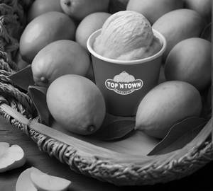 Aamras Mango Ice Cream Freshly Scooped