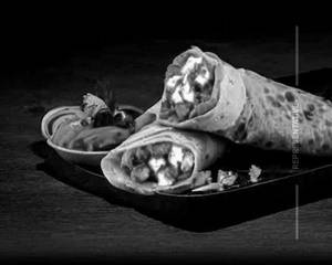 Cheese paneer frankie