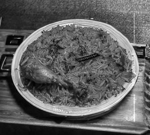 Chicken Schezwan Triple Rice