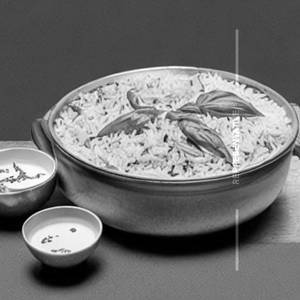 Hot Basil Pot Rice [Fish]