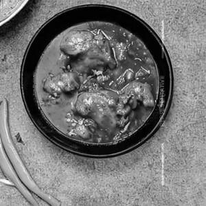 Chicken black pepper gravy