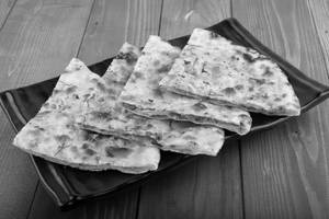 Cheese Paratha With Curd & Pickle