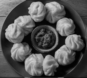 Veg steam momo