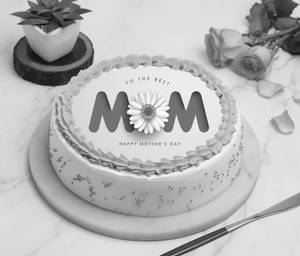 Mother's Day Special Chocolate Photo Cake