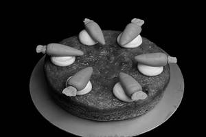 Carrot Walnut Cake ( Aata & Jaggery
