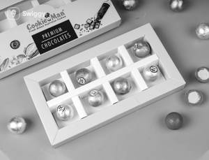 Premium Truffle Chocolates Gift Box - 8 Pieces