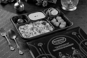 Zaikedaar Paneer Biryani Thali with Kebabs
